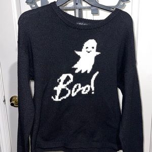 Cute Halloween oversized Boo sweater